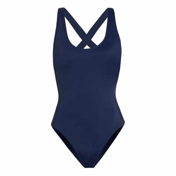 Andie The Tulum Navy One Piece Swimsuit Size LT
Long Torso - Picture 6 of 8